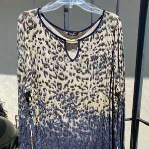2x Cheetah Print Top, Flair Sides & Sleeves  NWT